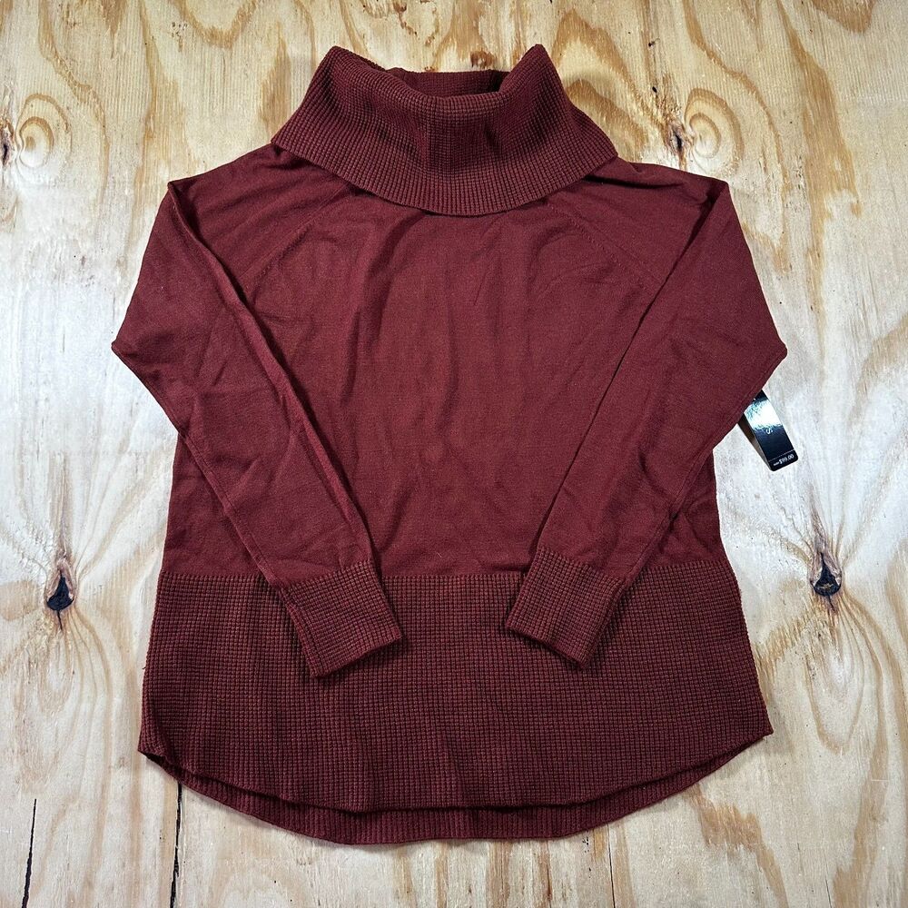 NWT Cyrus Colorblock Cowl Neck Sweater - Large